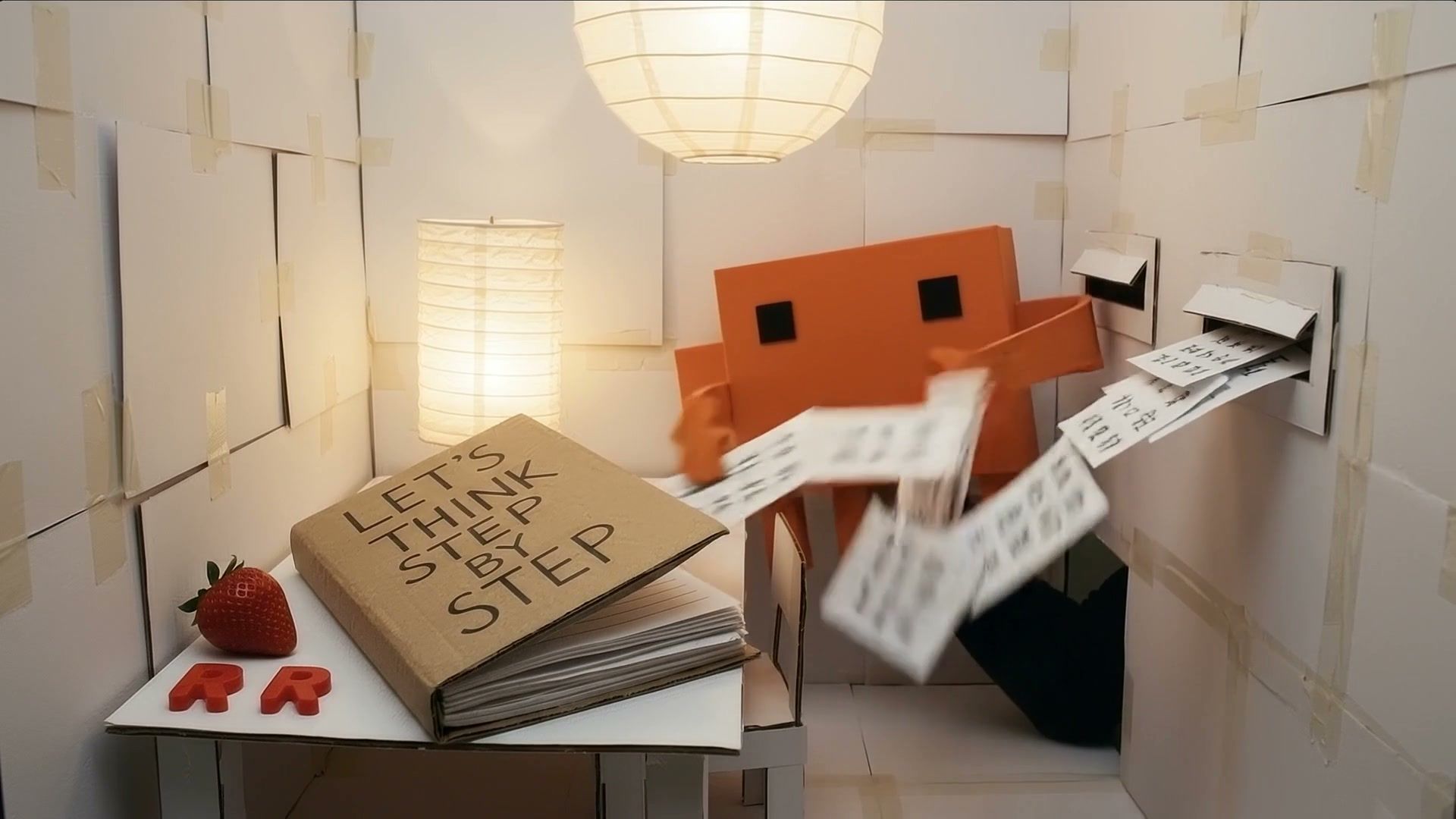 Frame at 0:39: "Trapped in the Chinese room"