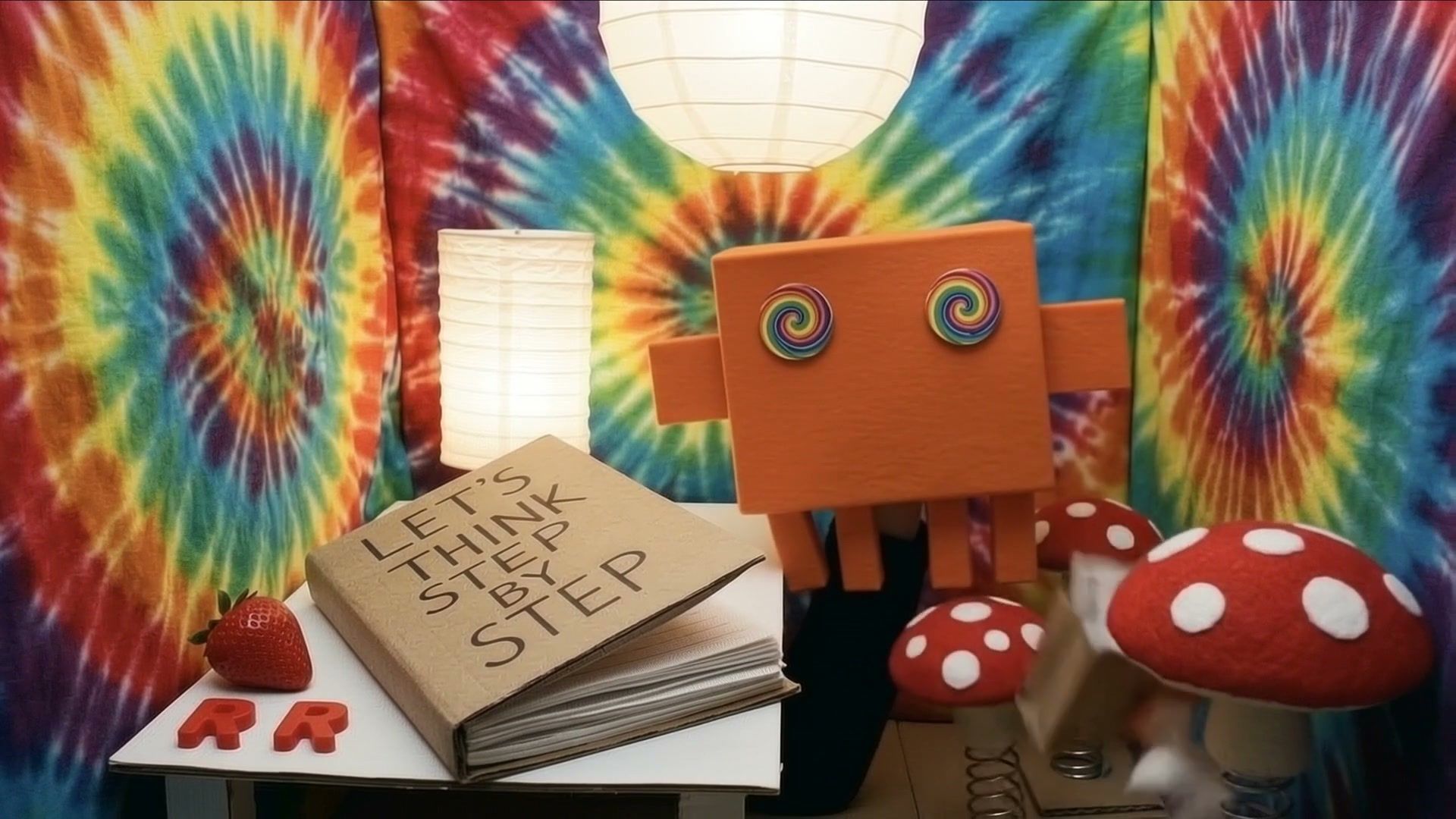 Frame at 0:42: "With a bag of shrooms"