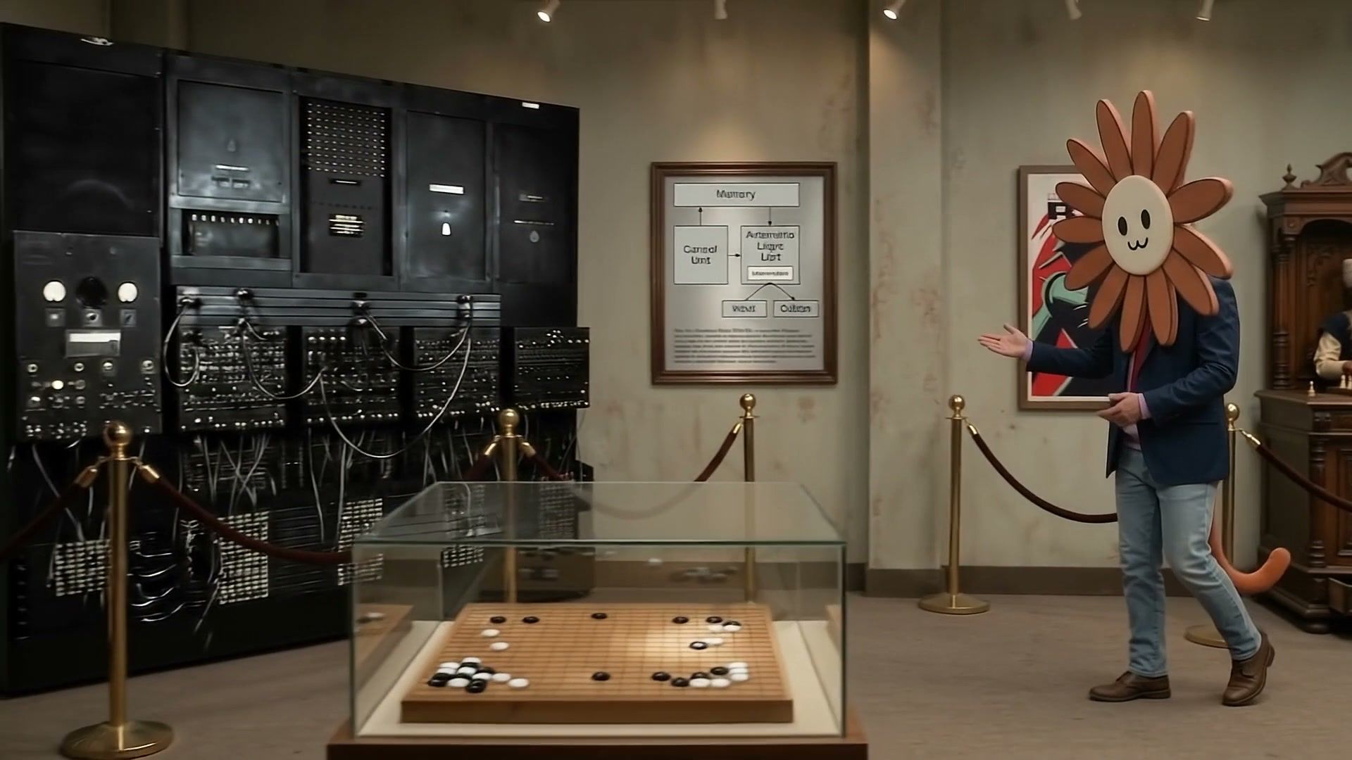 Frame at 1:31: "Now von Neumann's obsolete"