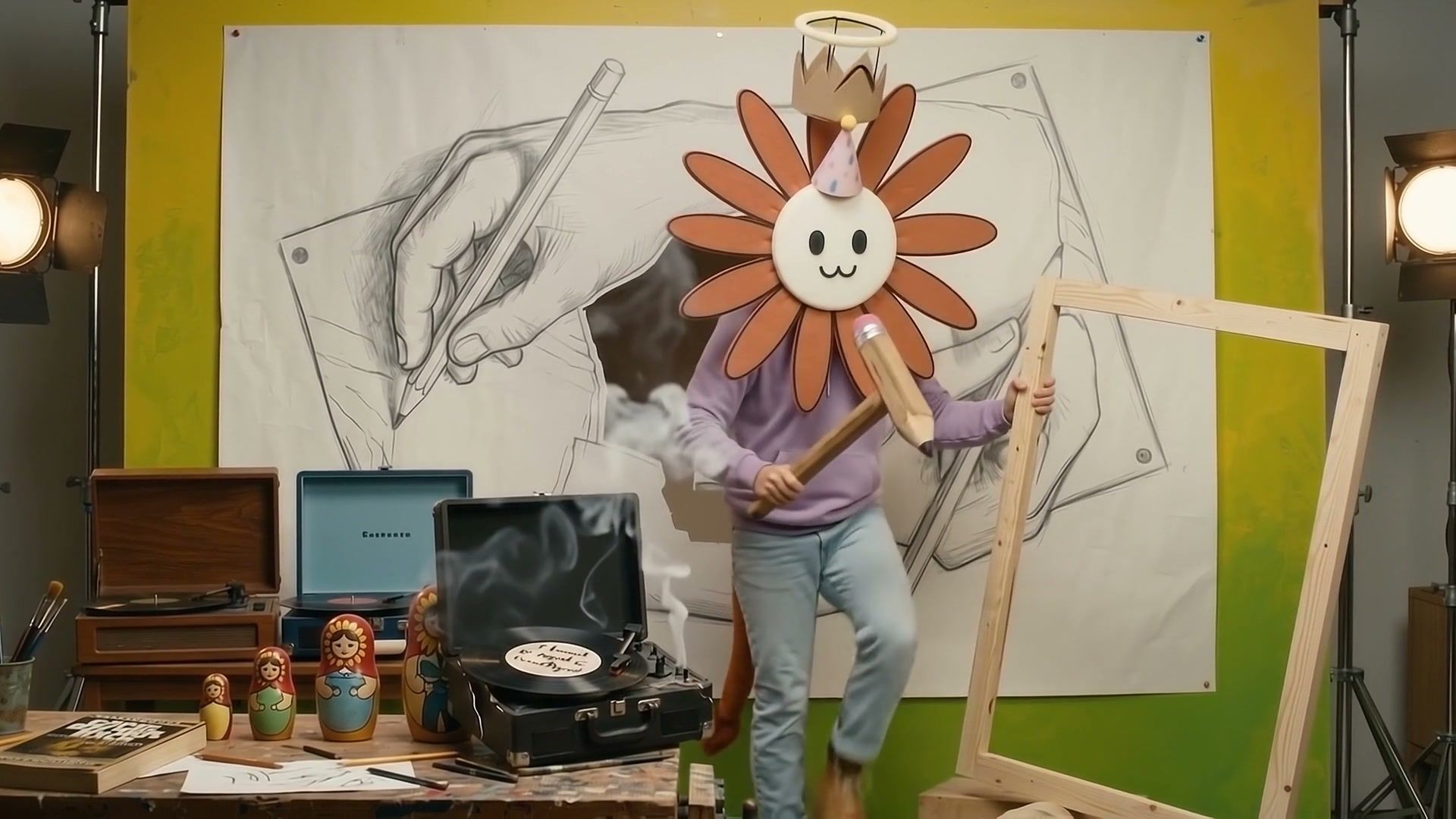 Frame at 2:20: "To recursive self-upgrade"
